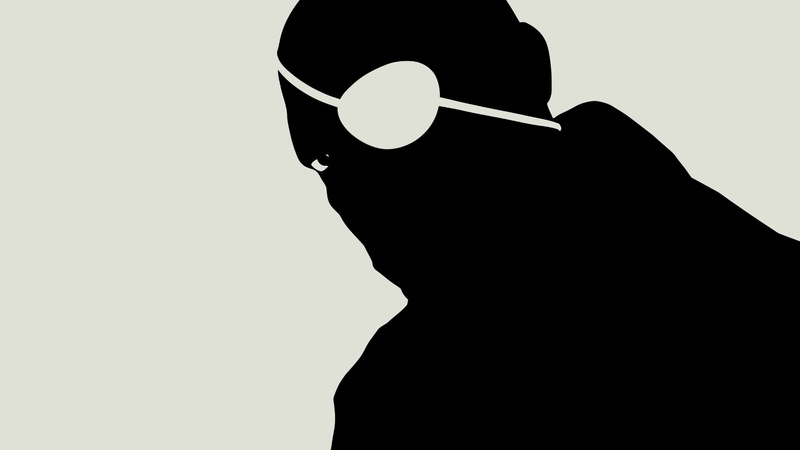Samuel L. Jackson, cut out, Nick Fury, Captain America: The Winter Soldier, white background, silhouette, close-up, real people, lifestyles