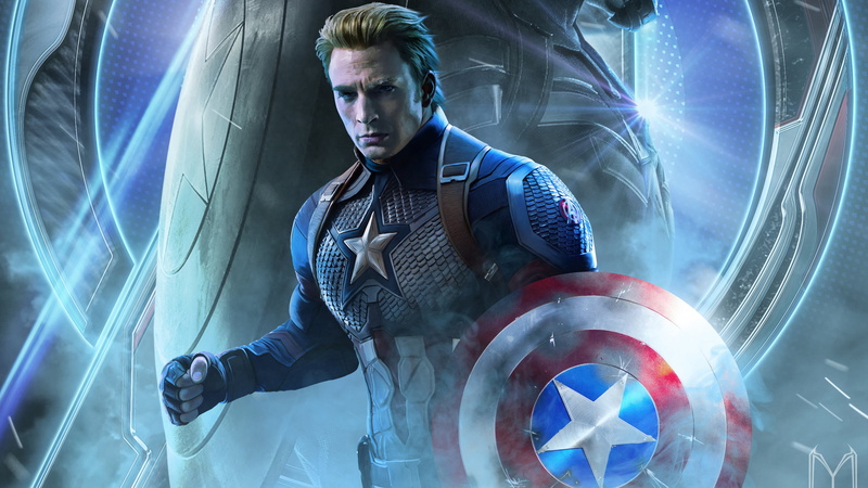 The Avengers, Steve Rogers, Captain America, 2K, Avengers EndGame, Chris Evans