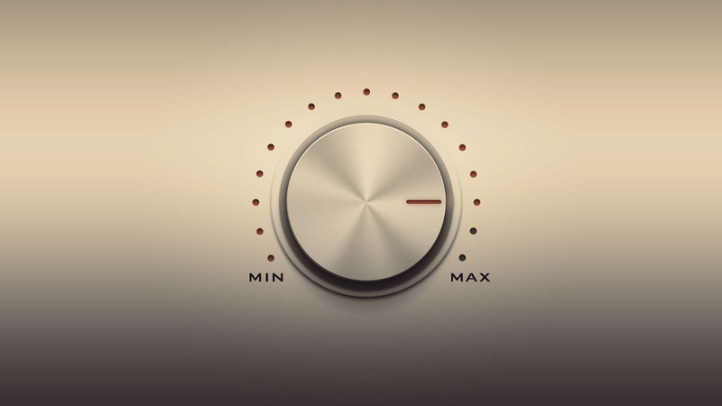 min, volume, 1080P, max, button, reflection, chrome, hd, loudness