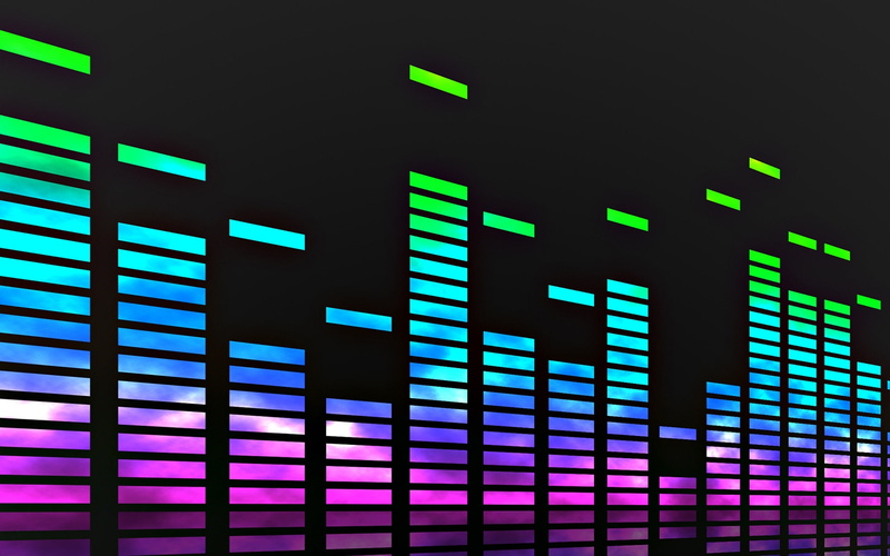 equalizer, colorful, disco, 1080P, colors, music, volume