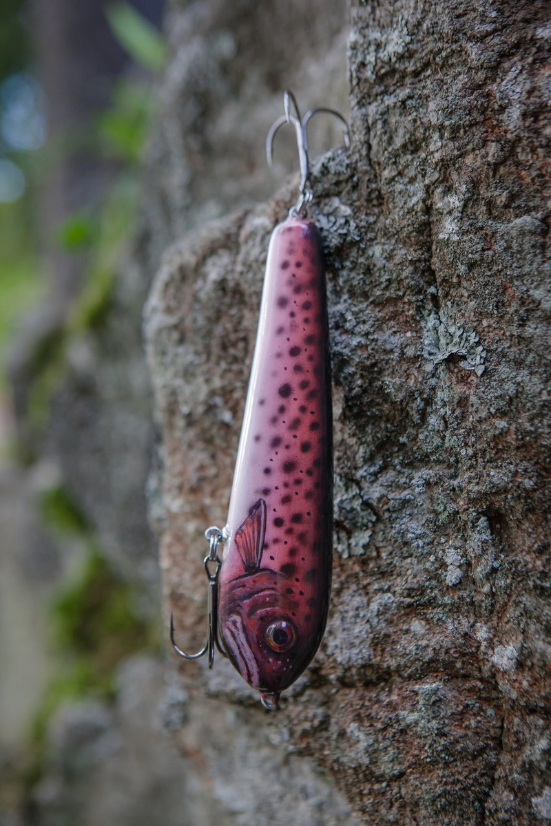 nature, mackerel, 1080P, selective focus, no people, bait, tree trunk, textured, close-up, day, tree, plant, wobbler, fishing lures, outdoors, one animal