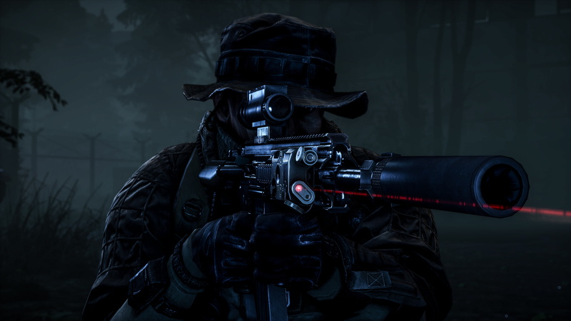 Battlefield 4, Night Operations, aggression, machine gun, weapon, army soldier, protection, armed forces, uniform, holding, 4K, gun, safety, special forces