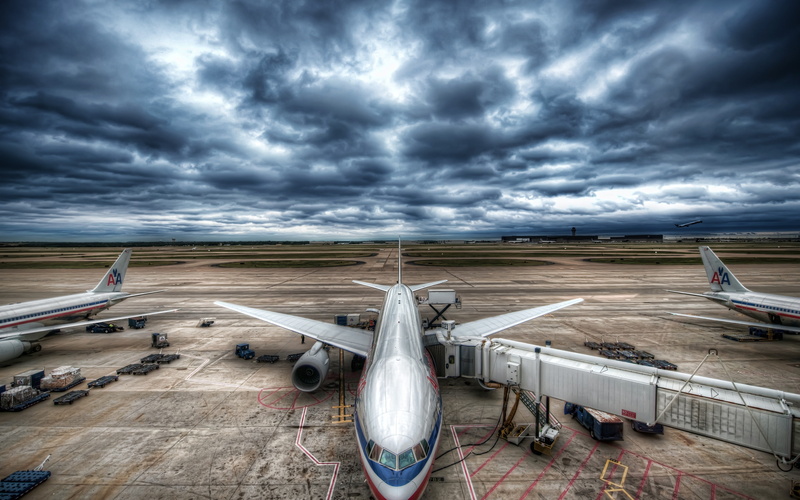 boarding, american, plane, gray, airlines, aircraft, hdr, 4K, airplane