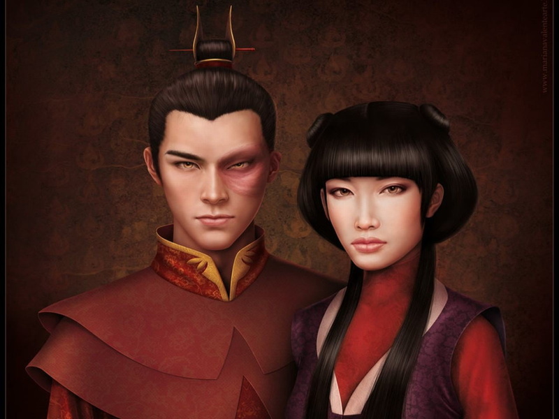 adult, bangs, people, evil, two people, fashion, beautiful people, Prince Zuko, 720P, heterosexual couple, studio shot, beautiful woman, couple - relationship