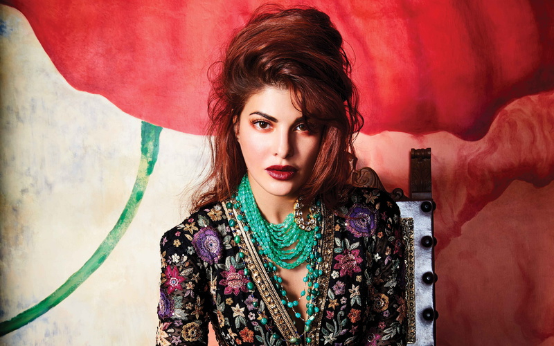 Jacqueline Fernandez, Sri Lankan, Lipstick, Actress, Brunette, Bollywood, Brown Eyes, 4K, Actresses