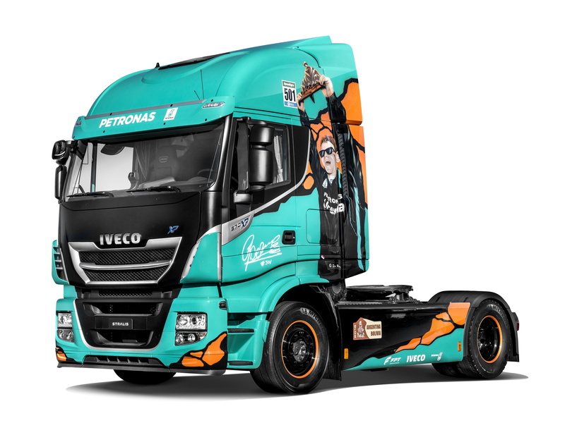 stralis, dakar, 4K, iveco, truck, 2016, petronas, 570xp, emotional