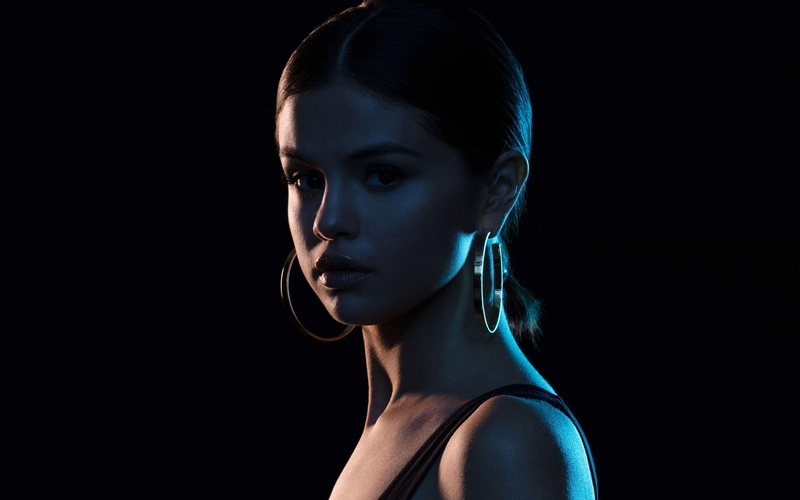 portrait, women, dark, healthy lifestyle, studio shot, serious, contemplation, selena gomez 4k mac background, 4K, athlete, young adult, copy space, black background