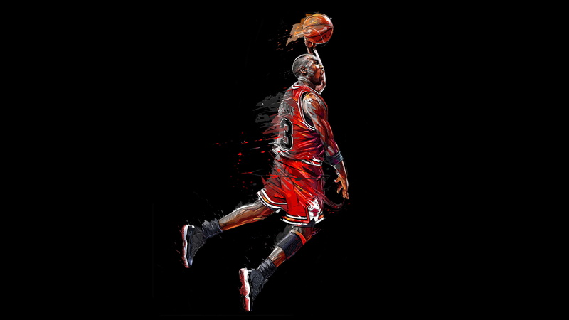 HD, 4K, Chicago Bulls, Basketball player, 4K, Michael Jordan