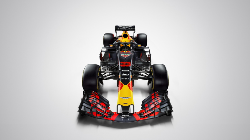 4k, Aston Martin, red, 5K, Red Bull Racing F1, car, Geneva Motor Show 2018, Cars 2018, f, yellow