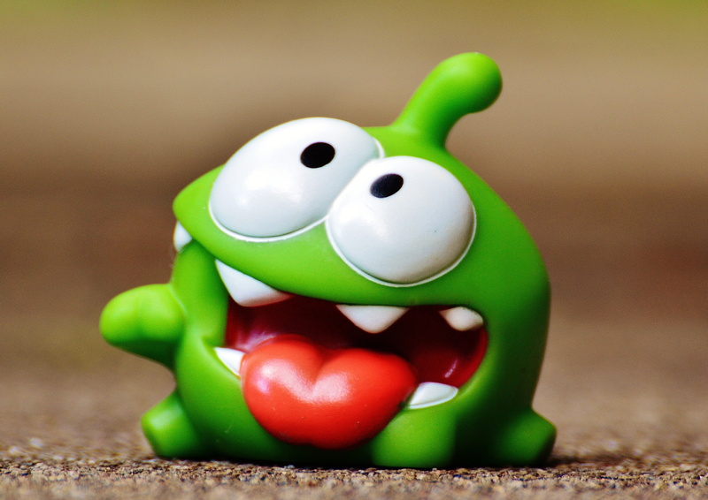 vegetable, food and drink, animal themes, plastic, fun, holiday, no people, mobile game, day, close-up, cut the rope, focus on foreground, indoors, food