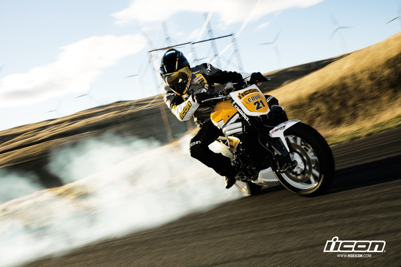 drift, vehicle, Triumph, white, brown, 1080P, smoke, icon, motorcycle
