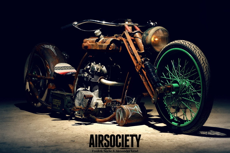 transportation, studio shot, motorcycle, airsociety, land vehicle, western script, engine, communication, travel, brown, bicycle, tire, old car, no people