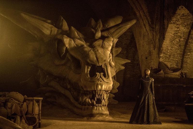 Game Of Thrones, TV Show, 2K, Balerion (Game Of Thrones), Cersei Lannister, Lena Headey