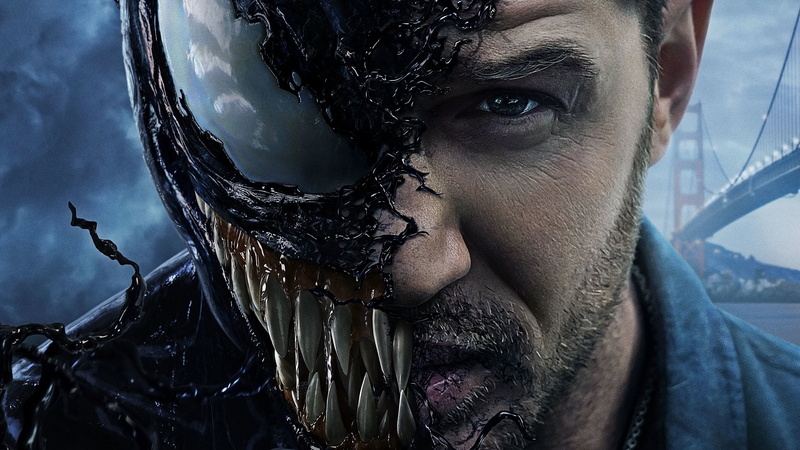 Face, Movie, 1080P, Venom, Man, Tom Hardy