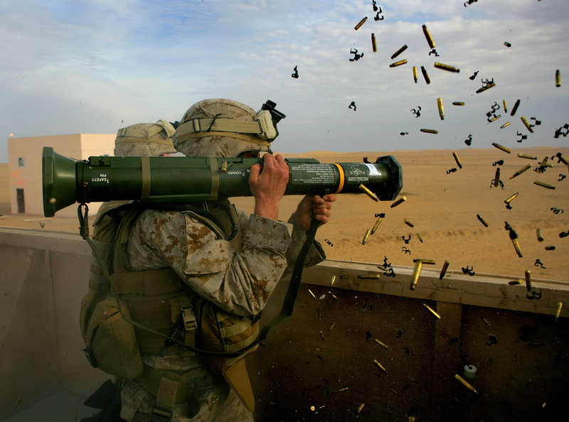 hd, Military, art, casings, x, shell, deserts, 1080P, rocket, rpg, desert, nature, launcher