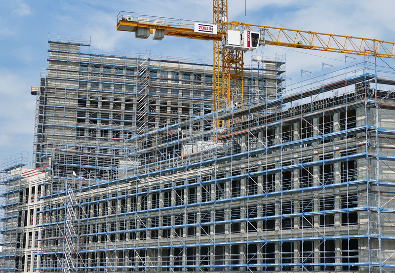 site, outdoors, construction equipment, construction industry, structure, facade, home improvement, no people, construction site, shell, crane, office building exterior