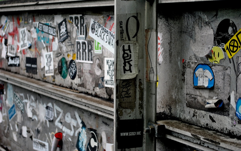 old, messy, day, paper, wall - Building Feature, building, urban, dirty, architecture, Japan, assorted, poster, wall, urban Scene, Sticker Bomb, stickers