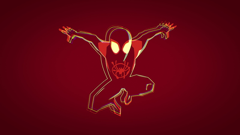 into the spiderverse, Spider-Man, 4K, digital art
