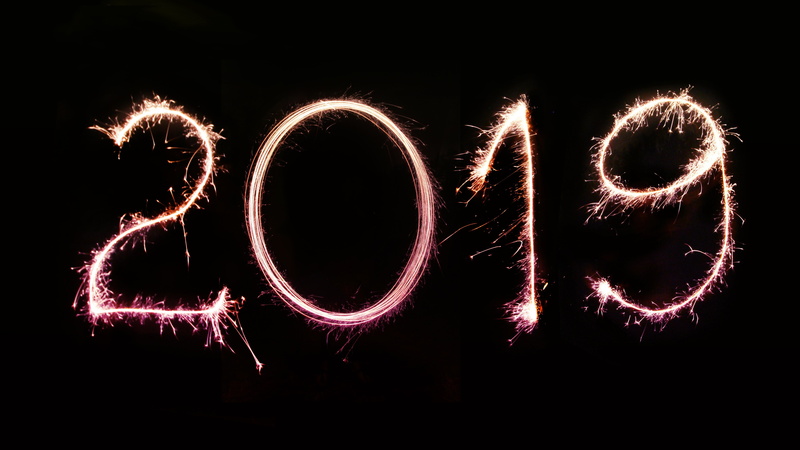 darkness, 2019, fireworks, new year, event, 5K