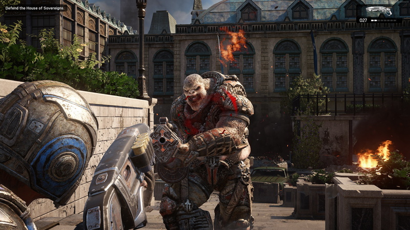 PC, monster, sci-fi, 4K, shooter, Gears of War 4, Xbox One