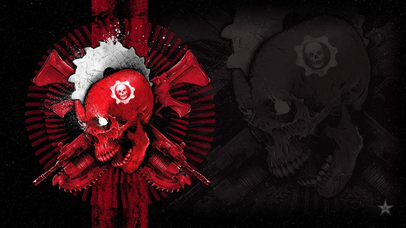 representation, Gears of War 4, event, horror, art and craft, christmas, spooky, holiday, craft, The Coalition, Emblem, indoors, no people, fear, human representation