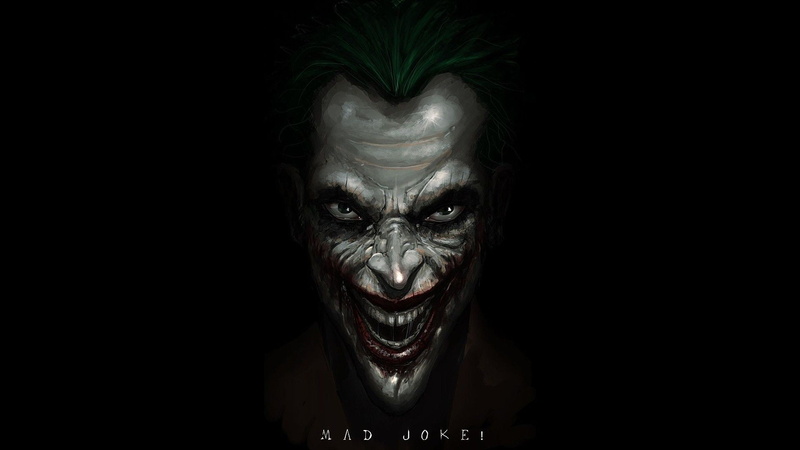 aggression, front view, spooky, Batman, portrait, Joker, demon - fictional character, human face, artwork, monster - fictional character, horror, halloween