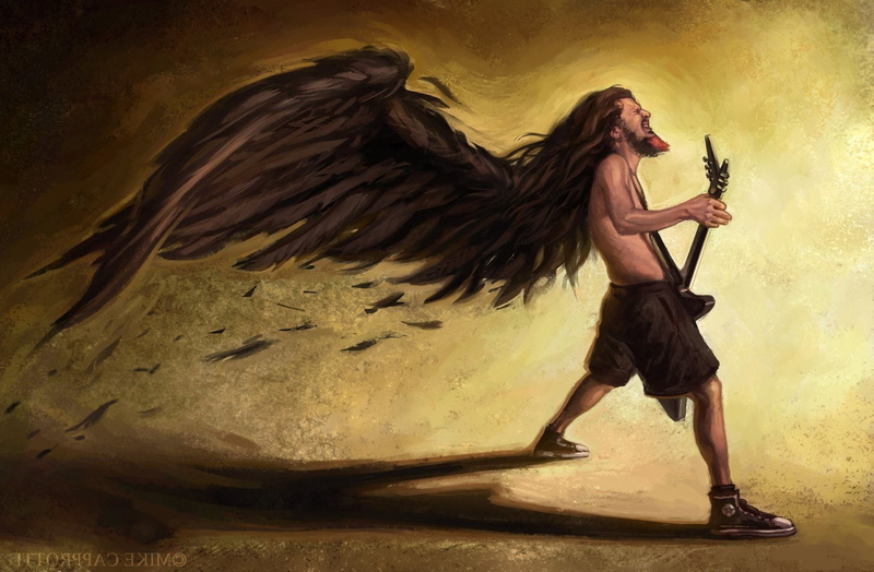 hairstyle, nature, rock music fantasy art dimebag darrel pantera, women, beautiful people, fashion, clothing, females, young adult, full length, beautiful woman