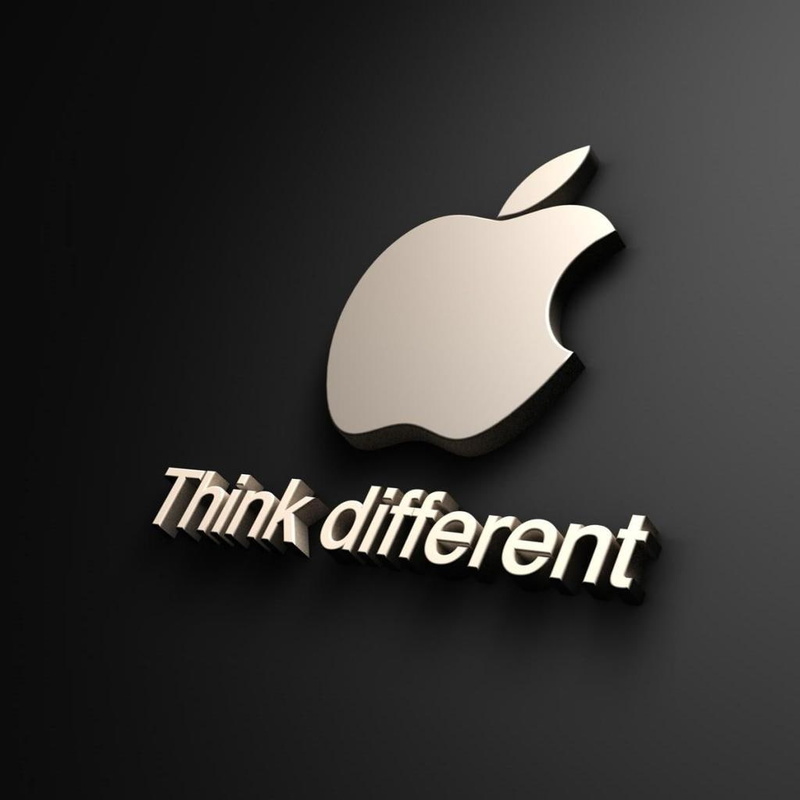 products, logo, technology, apple, think different, 480P, electronic products, brand, think, different, electronic