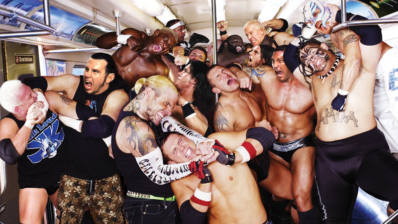 MVP, The tightness, Fight, CM Punk, 1080P, Umaga, Wrestling, The Animal, Men, Rey Mysterio, Smackdown, Jeff Hardy, Bus, Kane, Matt Hardy, Scuffle, Dave Batista