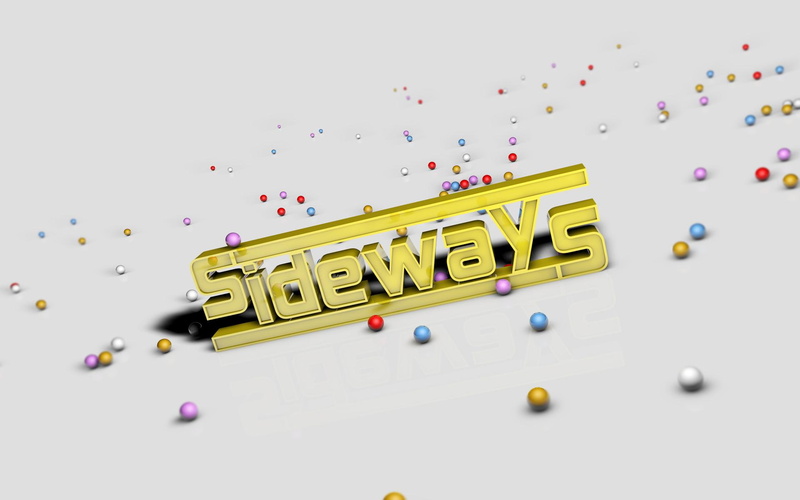 1080P, 3d and abstract, 3d, sideway, text