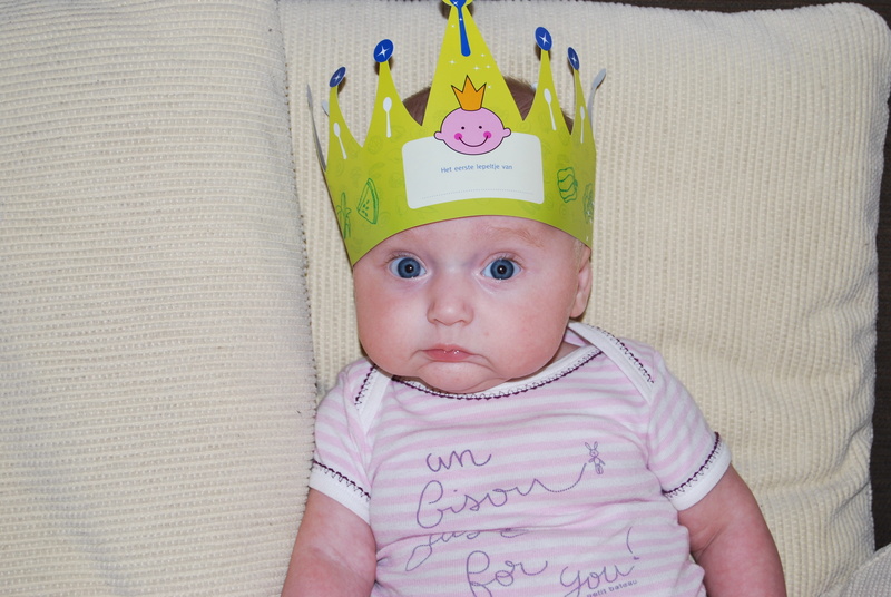s, front view, childhood, girl, child, wearing, one person, cute, stripe, portrait, innocence, looking at camera, 4K, baby, real people, pink, onesie