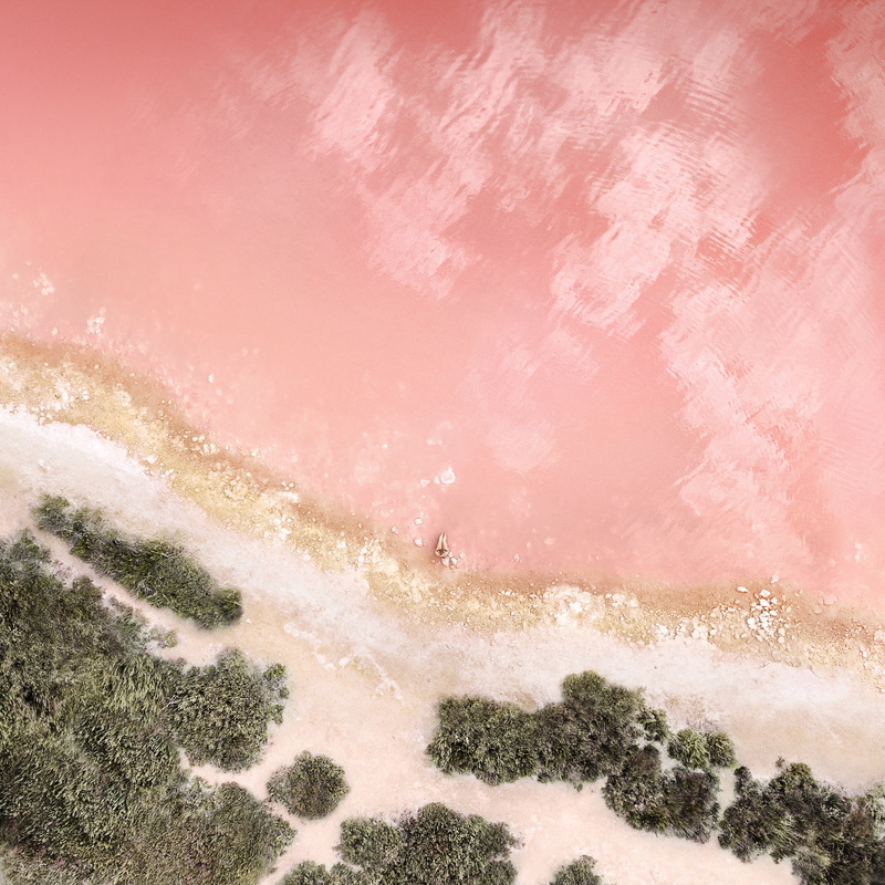 Beach, 2K, Baby pink, Rocks, HD, Stock, Alone