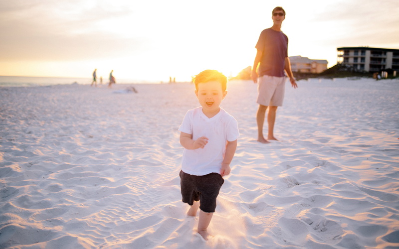 nature, baby, family, father, son, 4K, boys, land, beach, two people, positive emotion, emotion, happy, young, life, play, childhood, photo, men, innocence