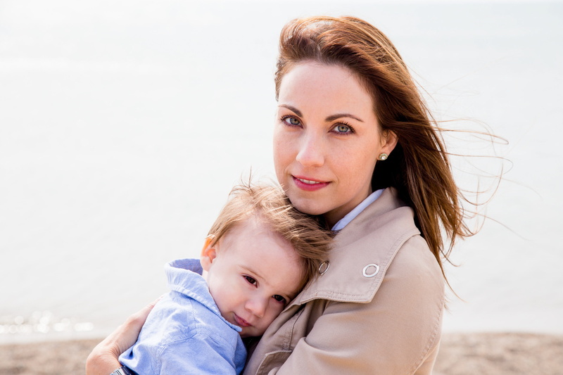 caucasian, happiness, positive emotion, top, family happy, hairstyle, family with one child, mother and son, looking at camera, cheerful, mother baby, baby