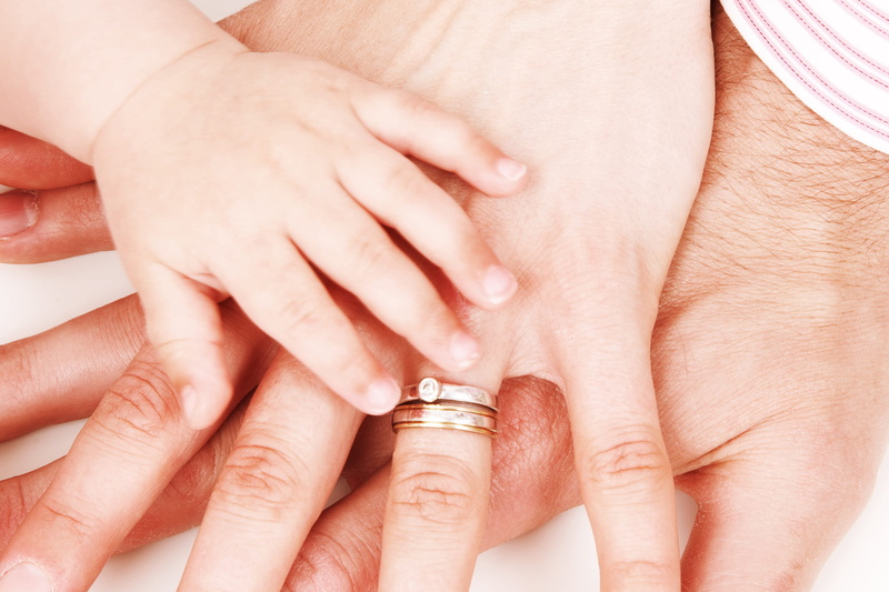palm, adult, skin, help, child, husband, females, young, together, human body part, body part, holding, wedding ring, jewelry, hands, wife, togetherness