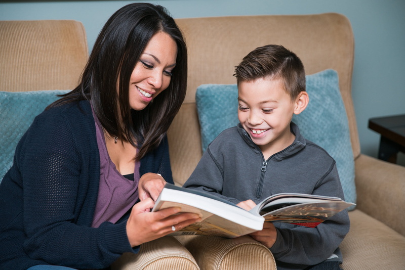 mother, photo, book, two people, Mothers Day, child, smiling, Books, front view, activity, Children, positive emotion, reading, Education, indoors, Mom