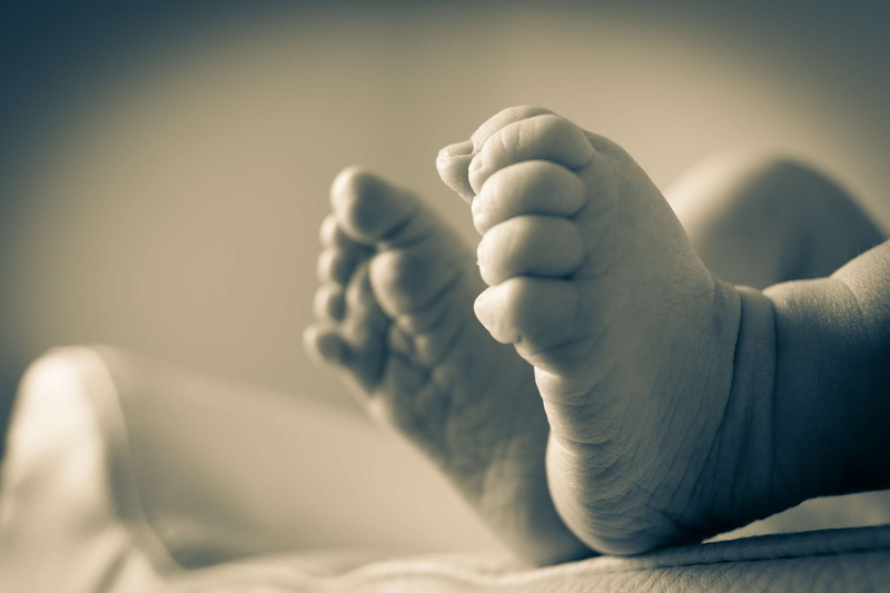 emotion, lying down, focus on foreground, human hand, young, newborn, human limb, finger, sleeping, bedroom, barefoot, care, people, bed, indoors, human body part