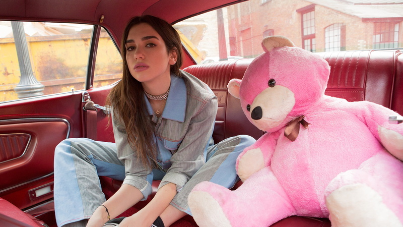 leisure activity, singer, day, women, real people, couple - relationship, adult, young adult, hairstyle, sitting, car interior, long hair, teddy bear, celebrity