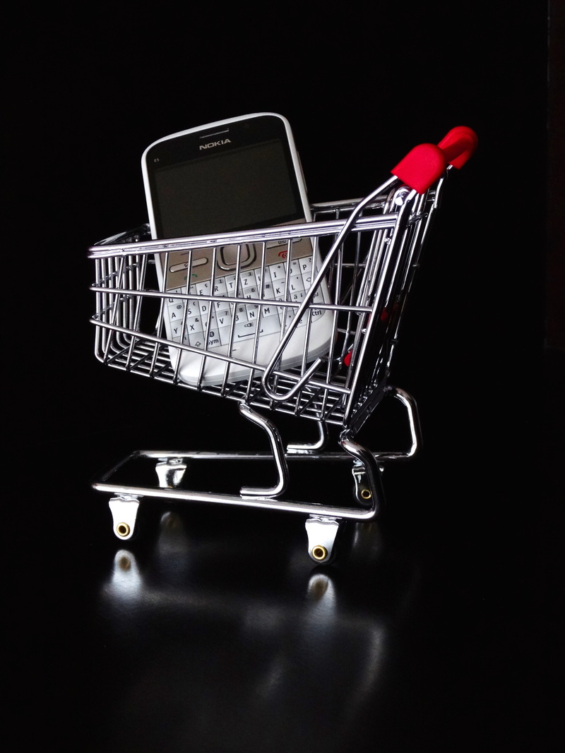 Dare, close-up, indoors, shopping, chrome, no people, shiny, Online, black background, supermarket, basket, 5K, silver colored, push cart, cart, Mobile