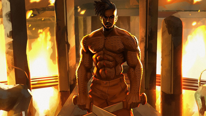 jordan, artwork, killmonger, 1080P, erik, michael