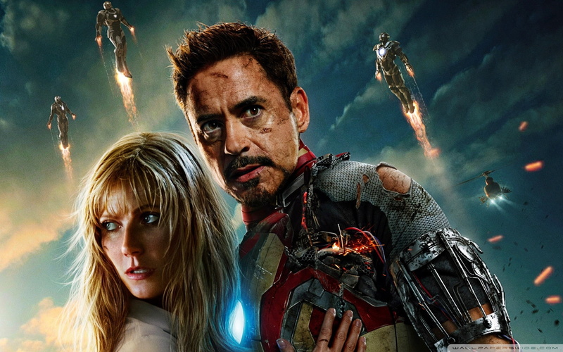Gwyneth Paltrow, Iron Man 3, Tony Stark, Iron man, 1080P, Pepper Potts, Robert Downey Jr