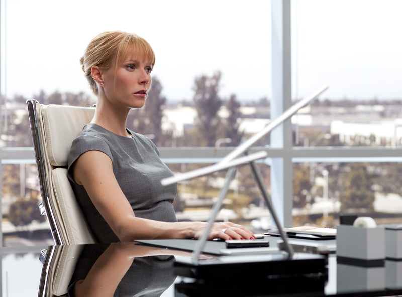 pepper, potts, business, technology, cap, iron, adult, crew, man, iron man 2, sitting, using laptop, gwyneth paltrow, 2K, Movies, dress, Iron Man, window