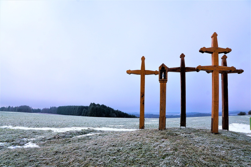 environment, tranquility, tourism, architecture, morning, volcanoes, winter, snow, emmingen, plague, hegau, fitgur, forest, mountain, wood - material, pentecost