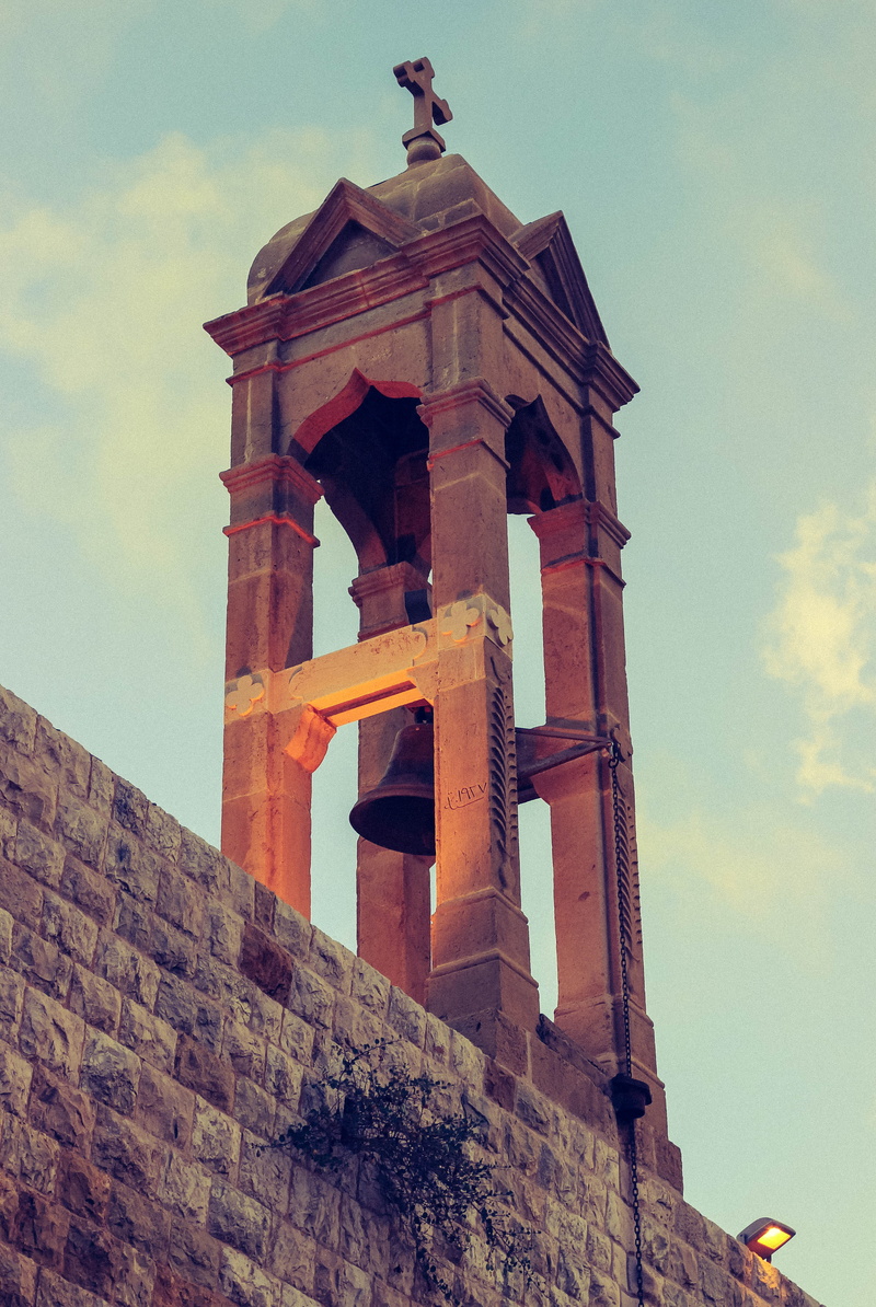 place, holy, sunset, ancient, bell tower - tower, beit mery hills, theosphical, crepuscle, no people, sunrise, outdoors, maria, tourism, sky, day, azure