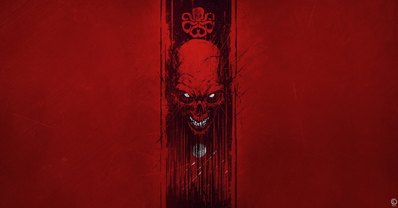 Comics, Skull, Red Skull (Marvel Comics), Red Skull, Marvel Comics, 4K