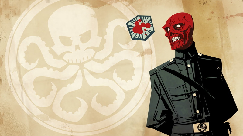 1080P, Marvel, comic, Hydra, comics, Red Skull