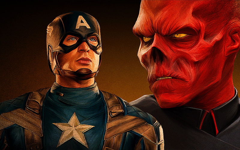 Captain America, Red Skull (Marvel Comics), 720P