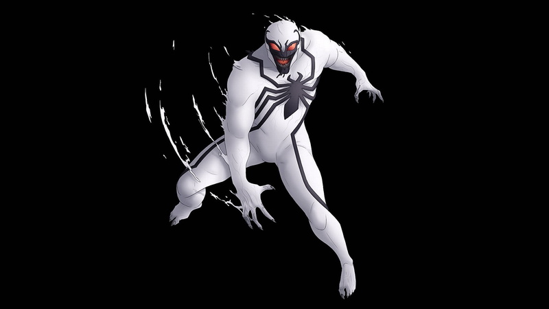 Marvel, symbiote, suit, 1080P, Anti-Venom, comics