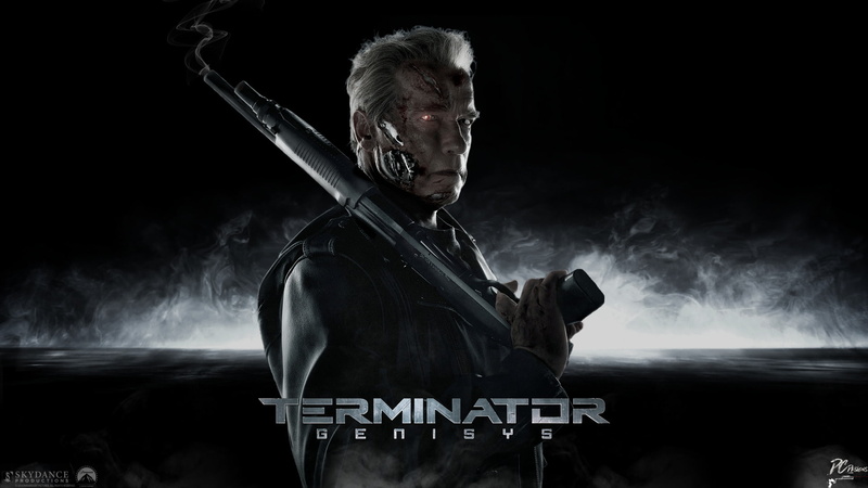 Terminator, 1080P, Terminator Genisys, T800, Fan Art, Poster, Arnold Schwarzenegger