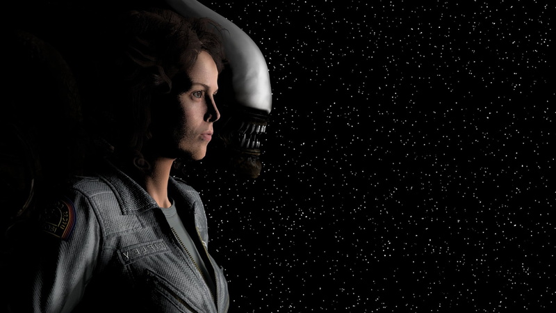 actress, universe, night, looking, one person, side view, Alien (movie), digital composite, women, leisure activity, lifestyles, Movie Poster, 1080P, studio shot
